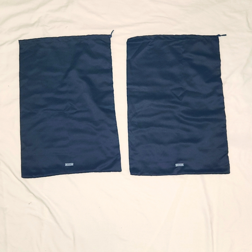 2 Genuine Prada Large Dust Bags